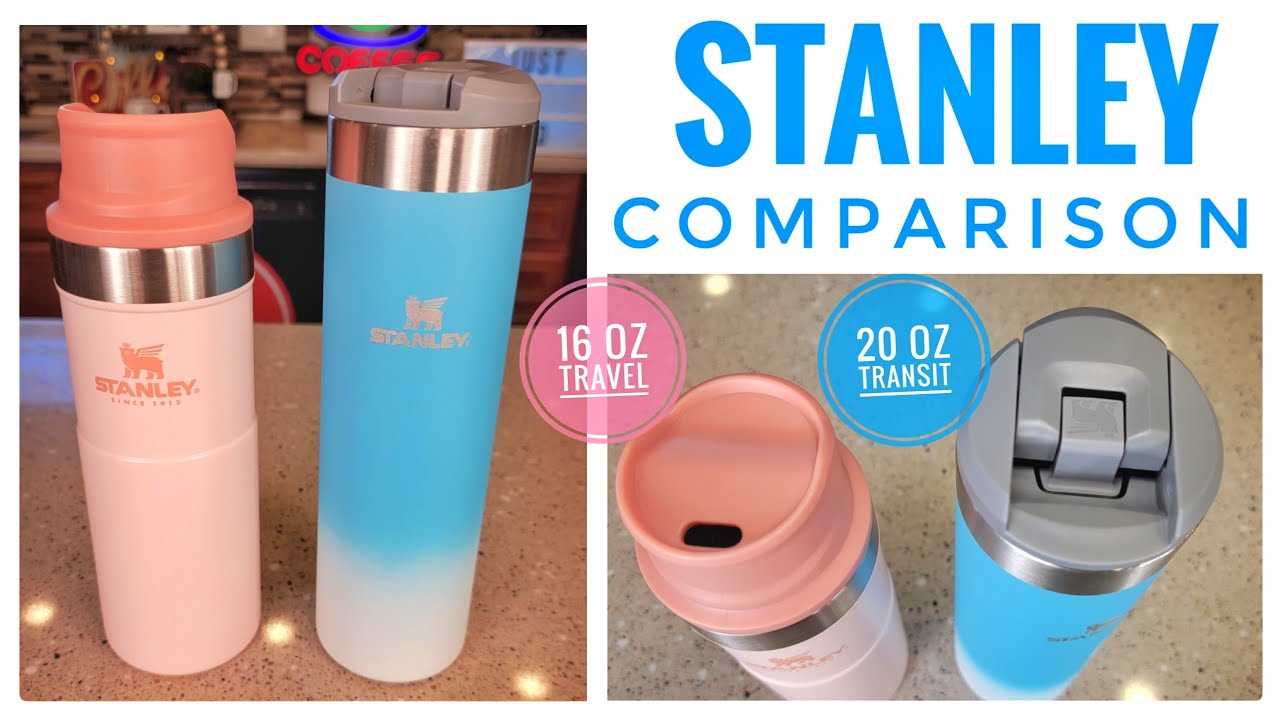 Stanley AeroLight Transit Bottle vs Classic Trigger Action Travel Mug