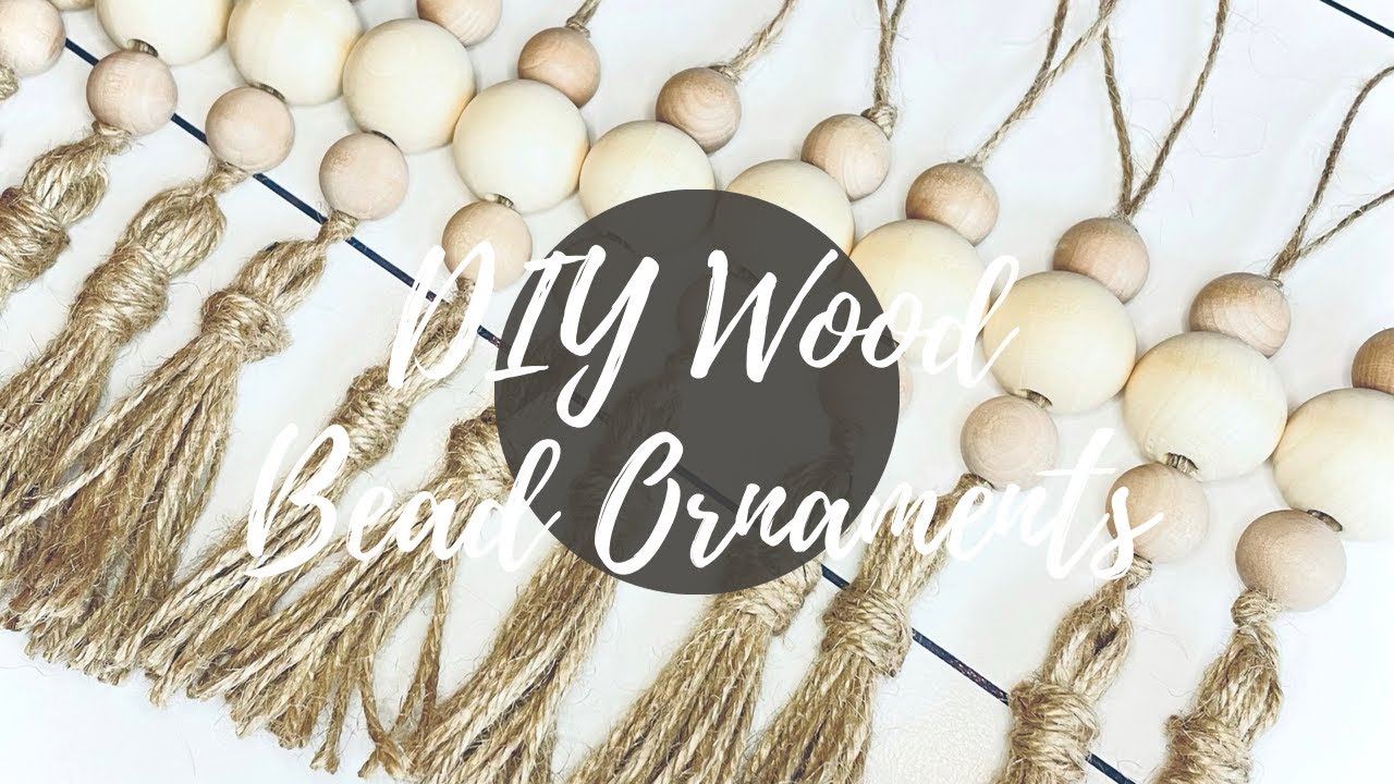 DIY: Make My Bestselling Wood Bead Ornaments