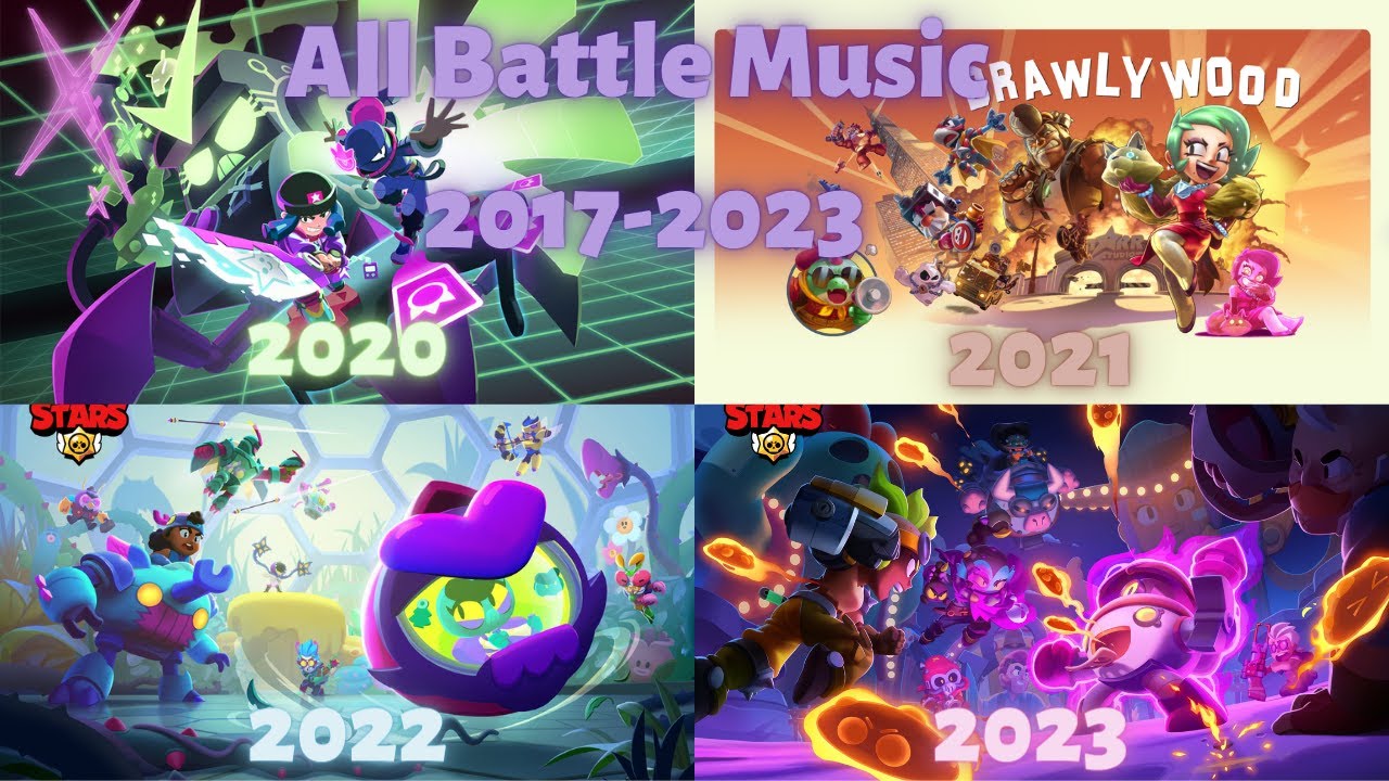Brawl Stars All Battle Music (2017-2023)