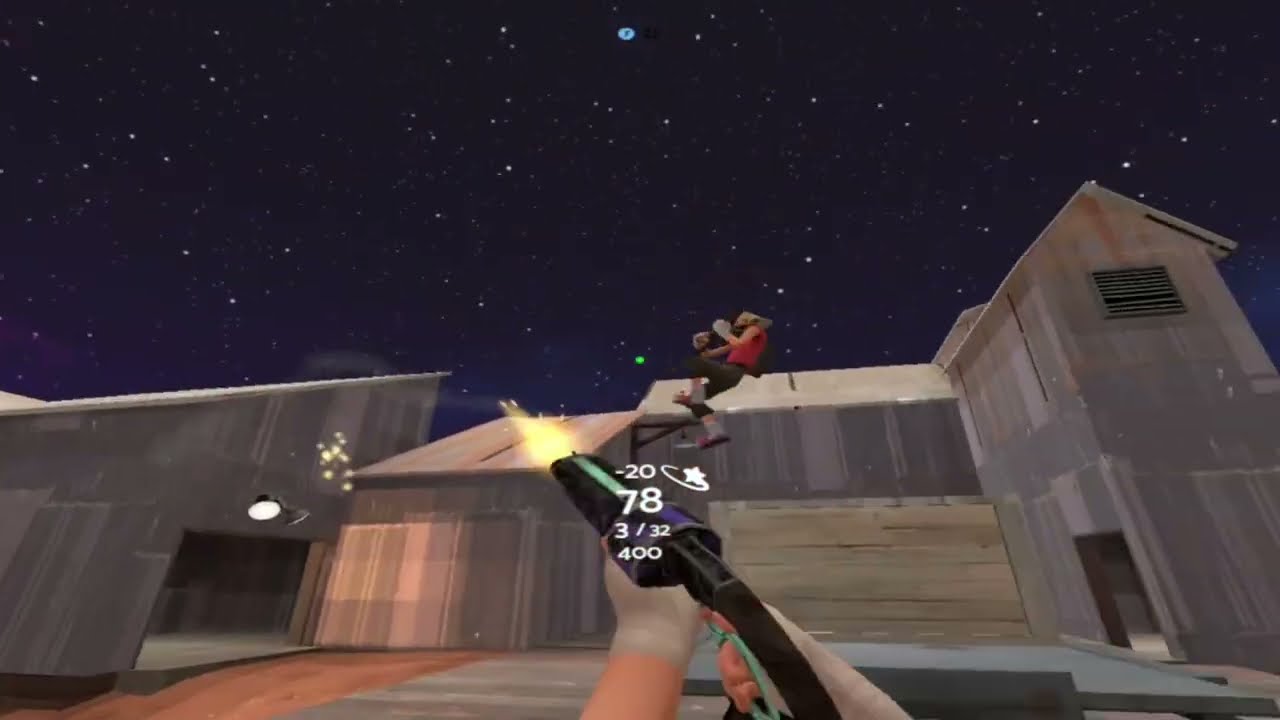 two idiots trying to prove who is better at tf2 (we are both  bad)