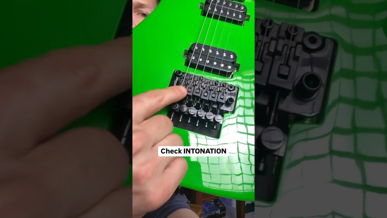 ИНТОНАЦИЯ Floyd Rose БЫСТРАЯ! #гитарнаяинтонация #floydrose #плавающеетремоло