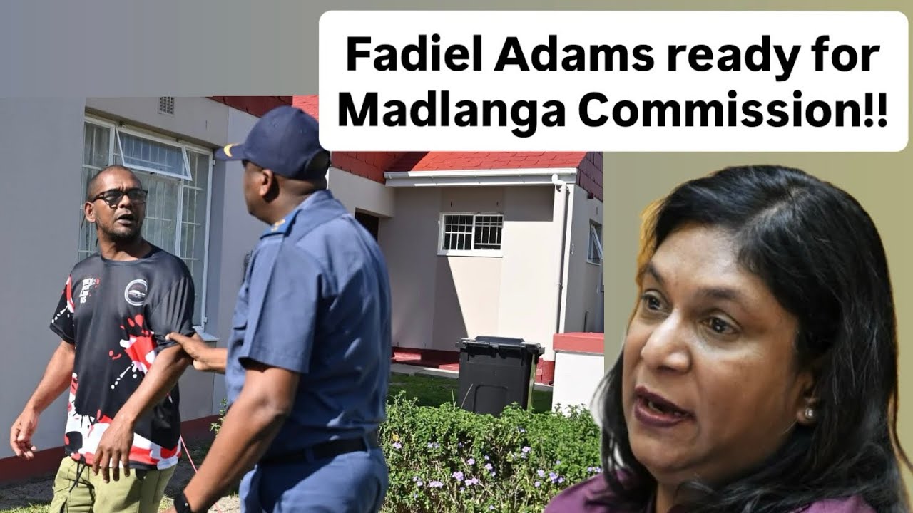 Fadiel Adams &ldquo;I&rsquo;m not scared of Madlanga Commission&rdquo; 😳😳🚨