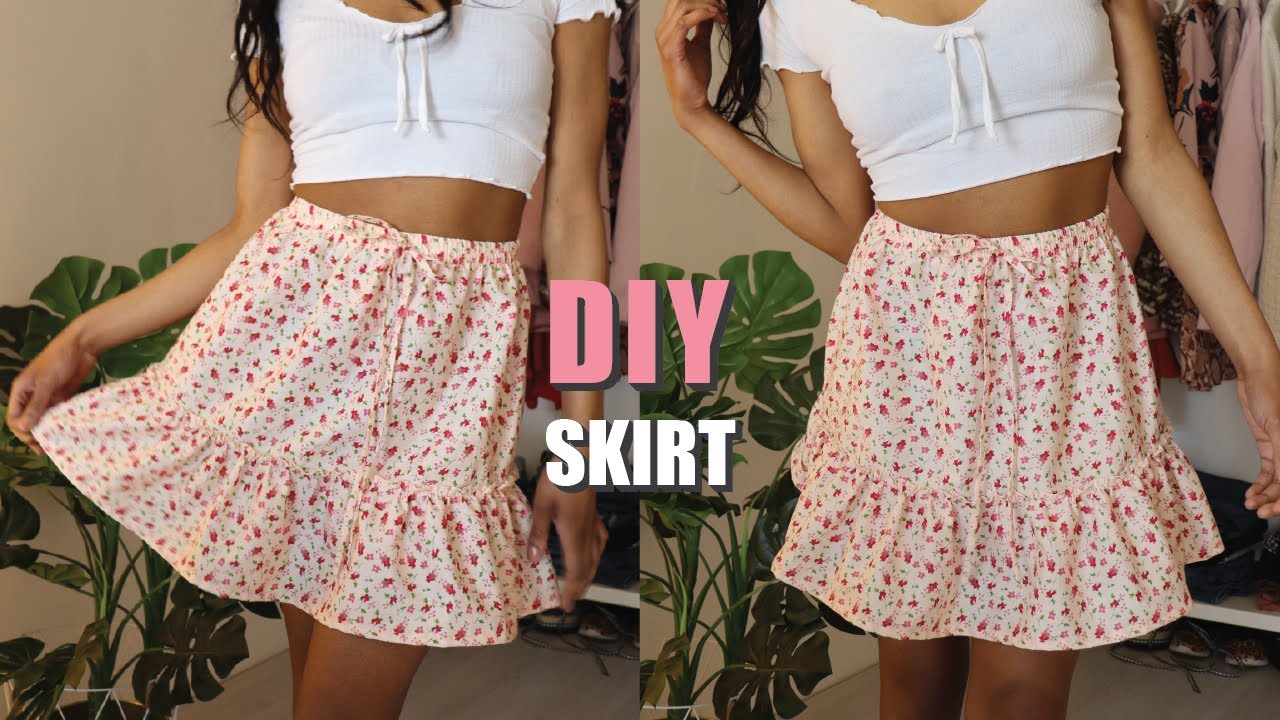 DIY SKIRT / How To Make A Tiered Ruffle Skirt (sewing pattern ref)