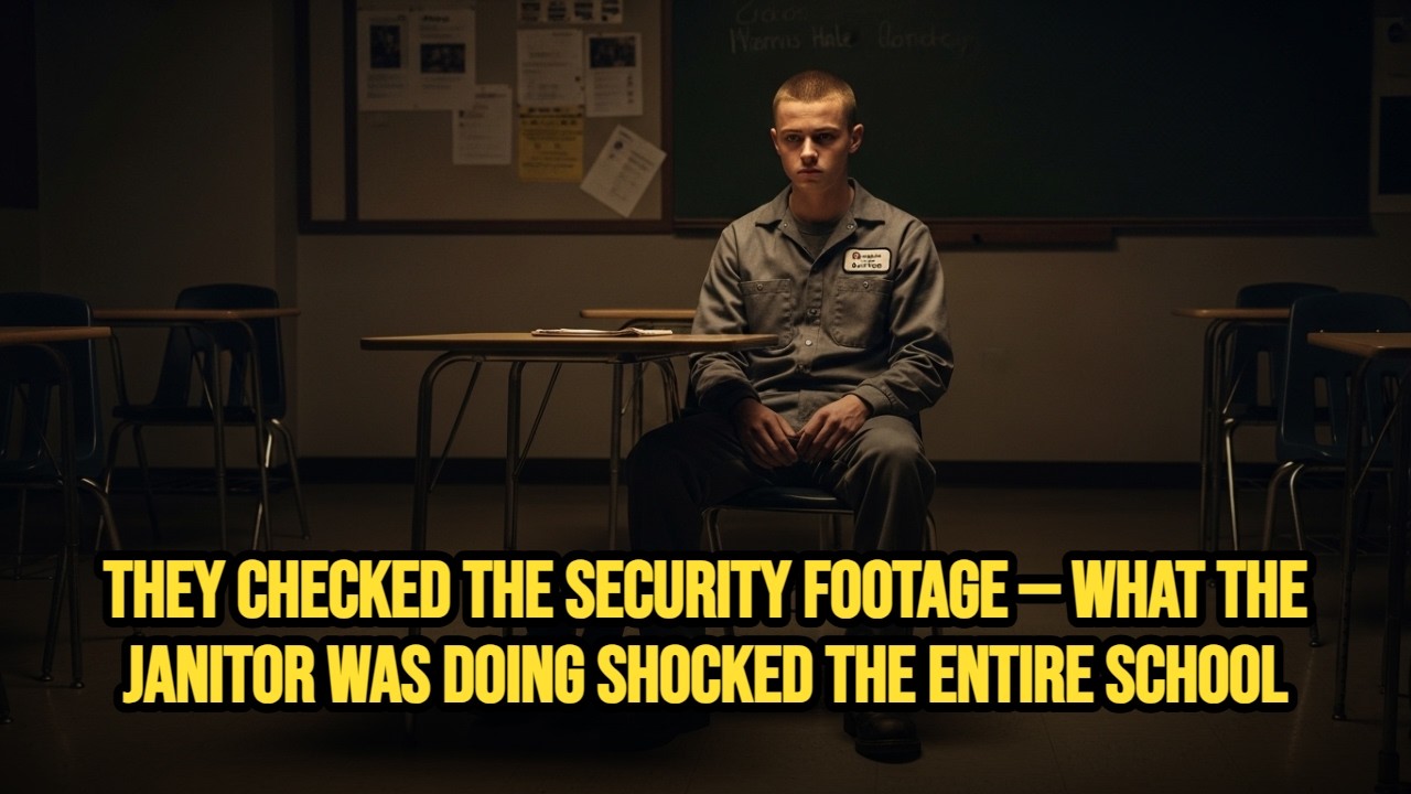 They Checked the Security Footage, What the Janitor Was Doing Shocked the Entire School.