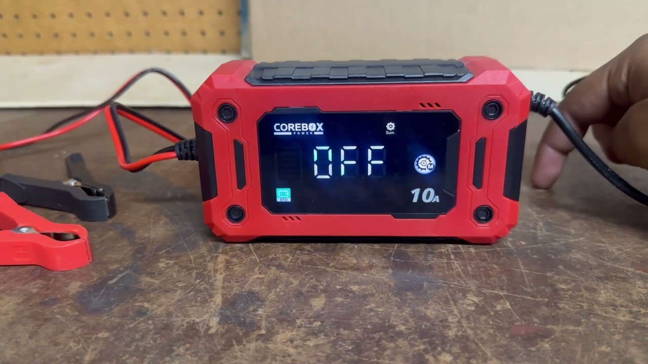 Corebox 10 Amp Car Battery Charger