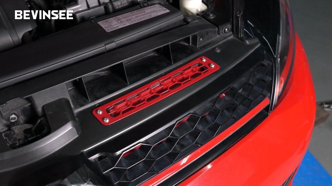 How to install Upgrade Version Dynamic Air Inlet Scoop Kit VW GTI VW Golf MK7/MK7.5