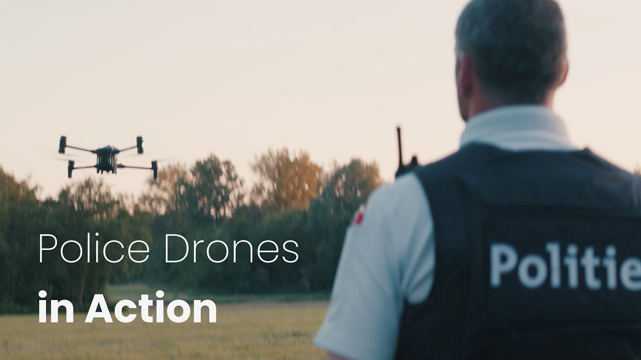 See How Belgian Police Use Drones