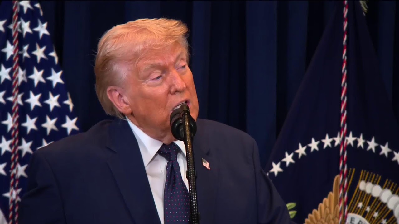 President Trump holds a news conference in Miami
