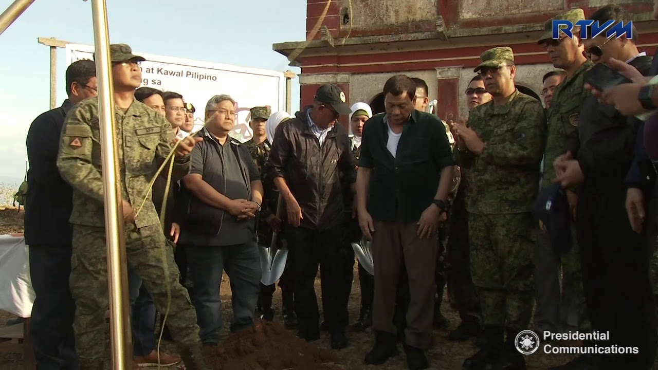 Groundbreaking Ceremony for the Construction of Military Camp 1/30/2018