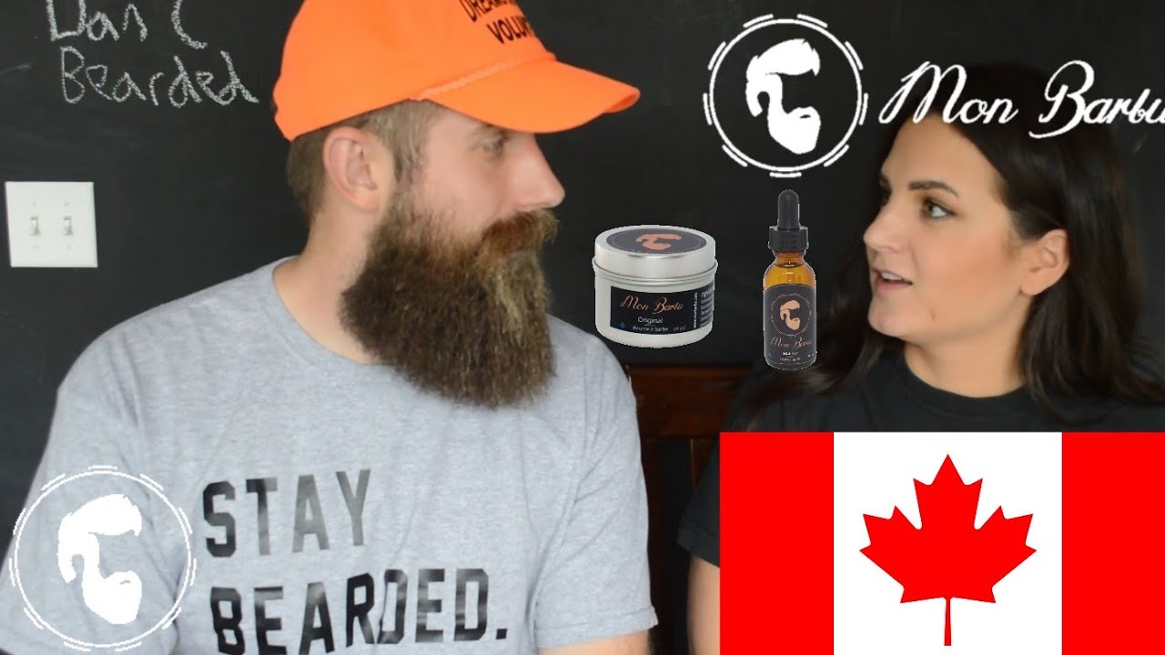 Mon Barbu beard oil & balm review! Canadian company