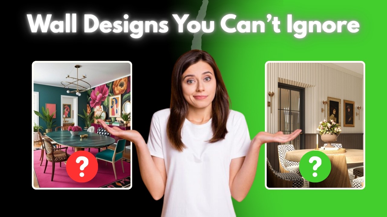 Statement Wall Designs for Dining Rooms WE TESTED THE BEST OPTIONS | 4 Unique Designs