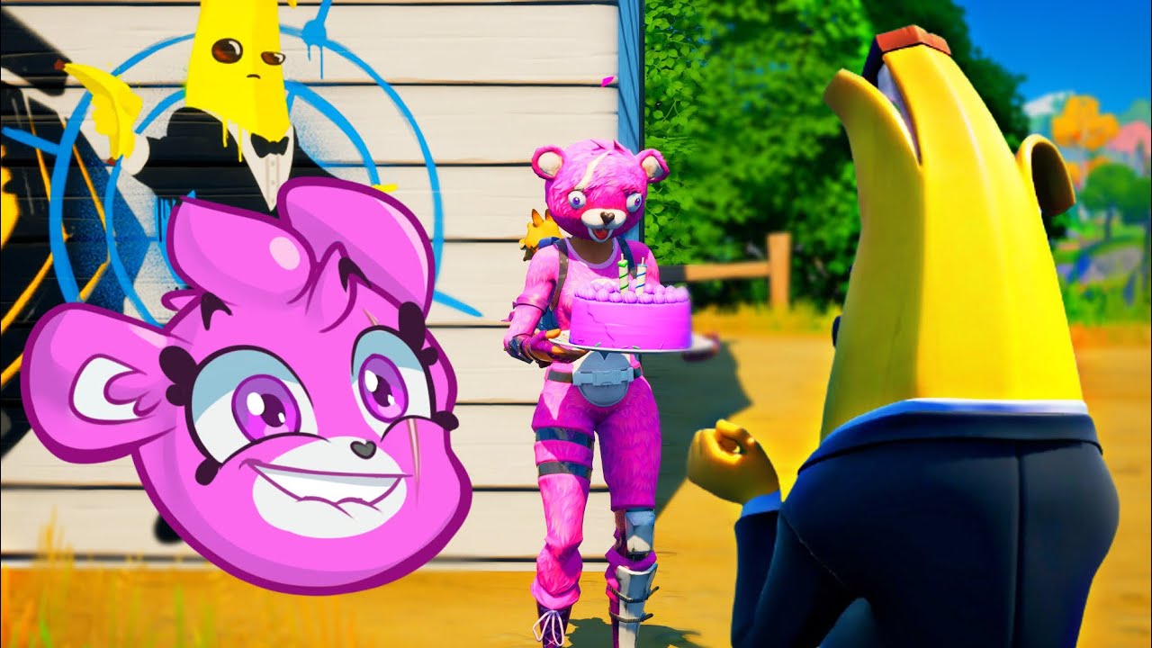 ¡EL CUMPLEAÑOS DE MI HERMANITO BANANO en FORTNITE! 🥳 Aquí no hay quien viva Fortnite 386