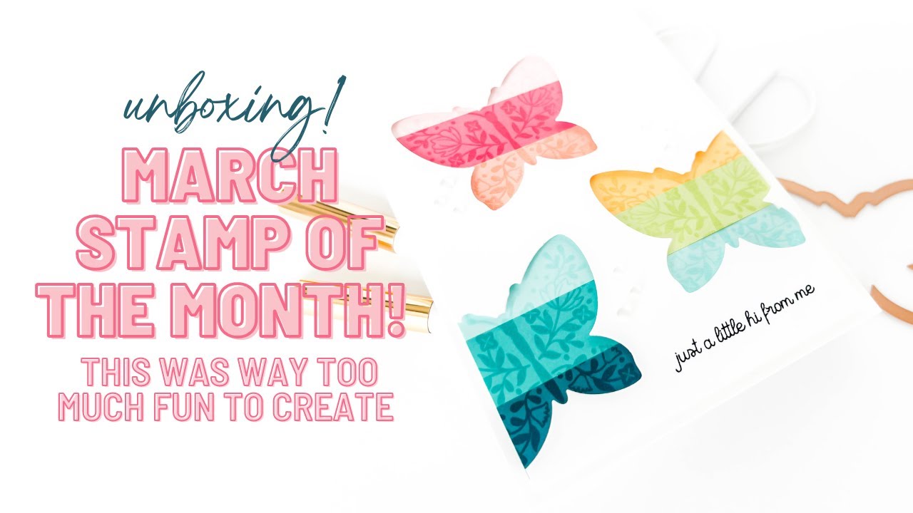It's Here & You Must See! | Unboxing Spellbinders March Clear Stamp and Die of the Month!