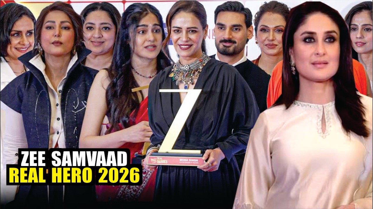Zee Samvaad Real Hero 2026 | Kareena Kapoor, Hina Khan, Ahan Shetty, Rakul Preet Singh & More