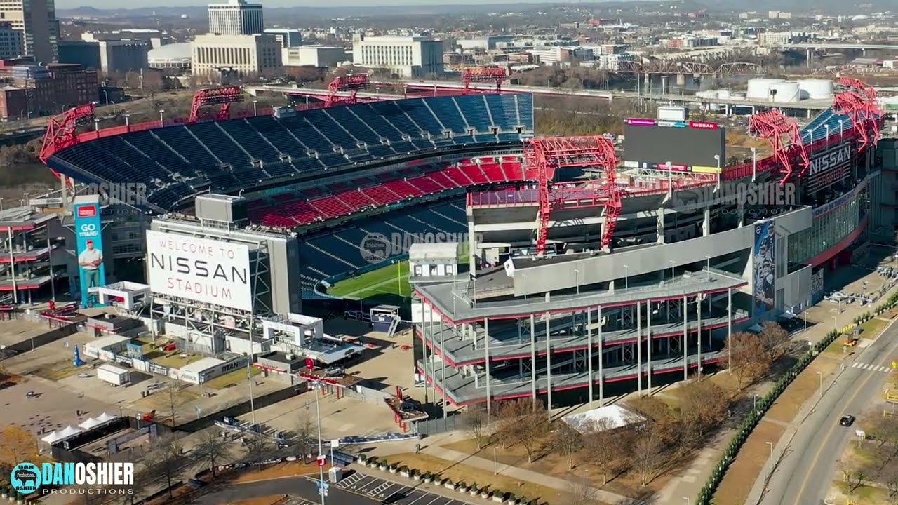 Aerial Views of Nissan Stadium | Tennessee Titans | Flying My Drone at Every NFL Stadium