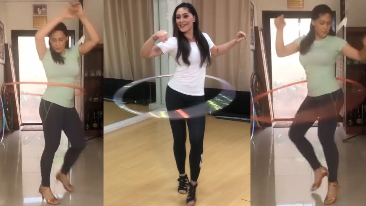 Sheryl Cruz IPINAKITA ang GALING sa HULA HOOP ng NAKAHEELS