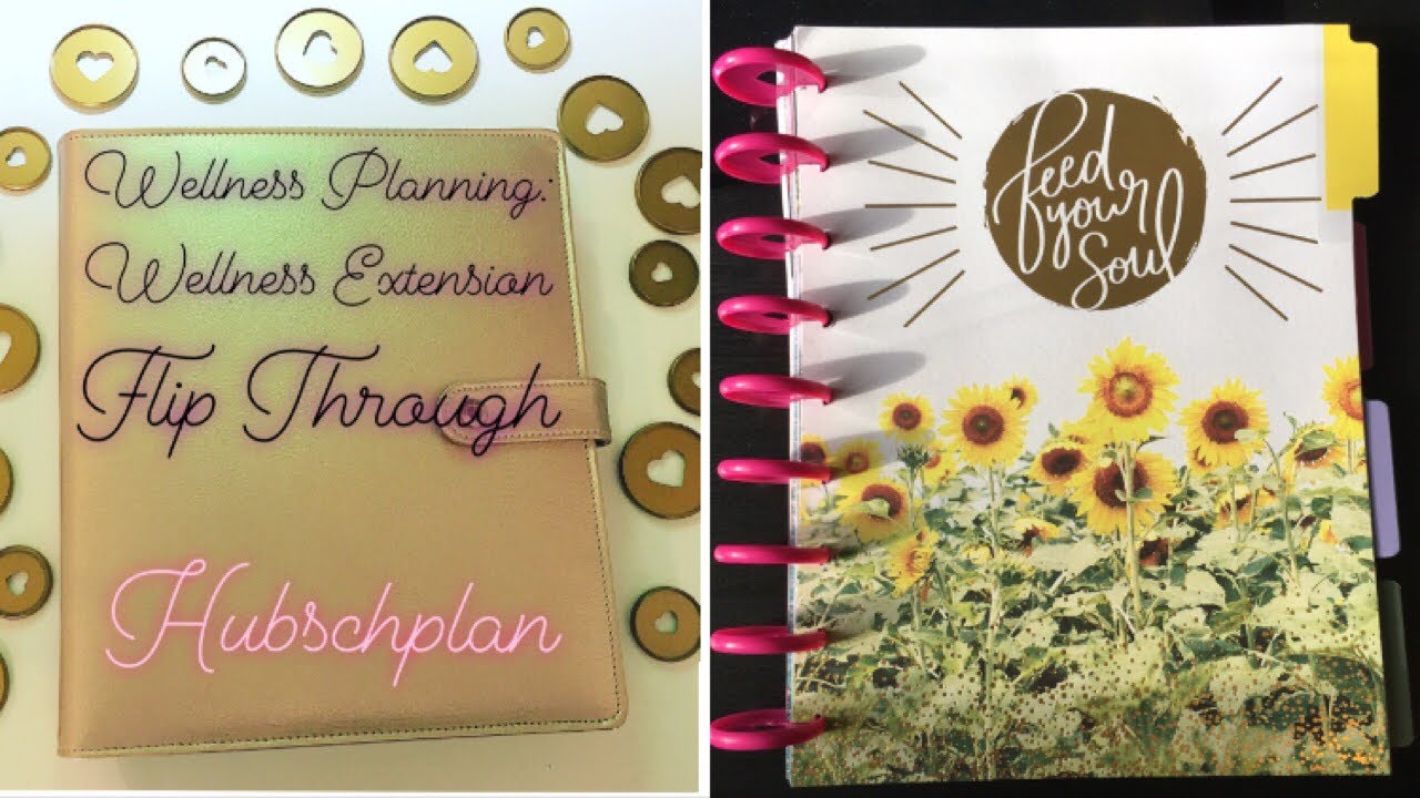 Wellness Extension Flipthrough from Happy Planner