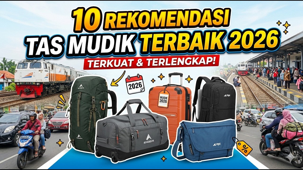 10 Rekomendasi Tas Mudik Terbaik 2026