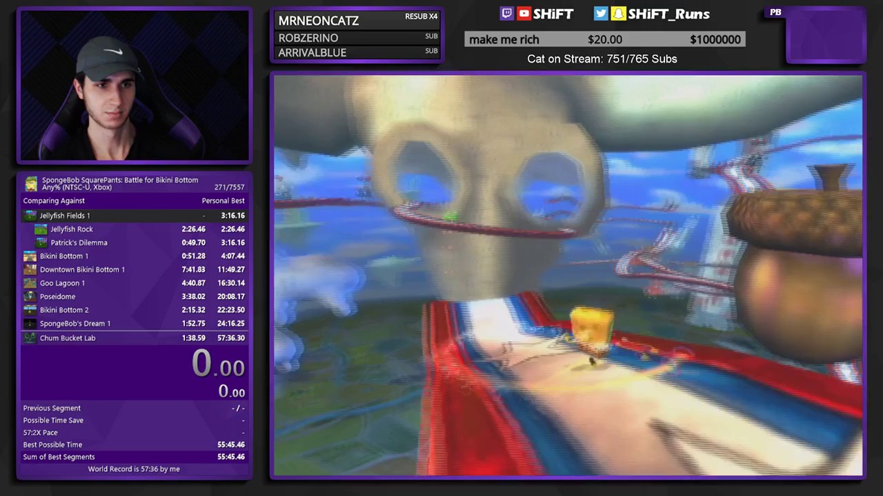 Fast Nut 13 Times in a Row