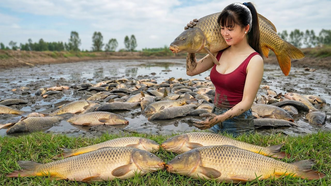 [TIMELAPSE] -- 288 Days Harvesting A Lot Of Big Fish Take It To The Market To Sell