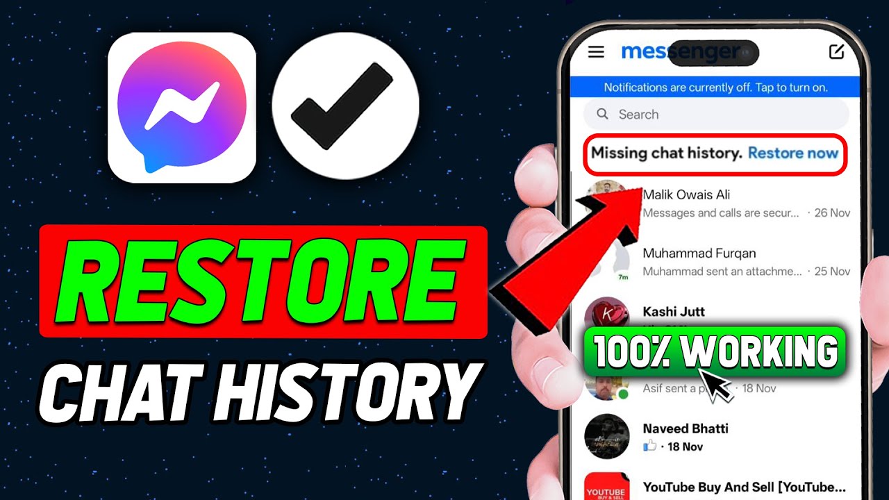 How To Restore Missing Chat History on Messenger (2026 Updated Way)