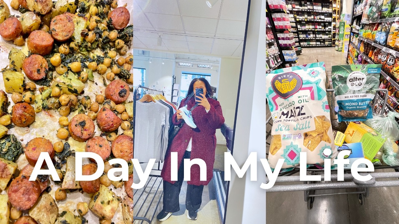 A Random Day in My Life | anti-inflammatory groceries, new sneakers & workout update