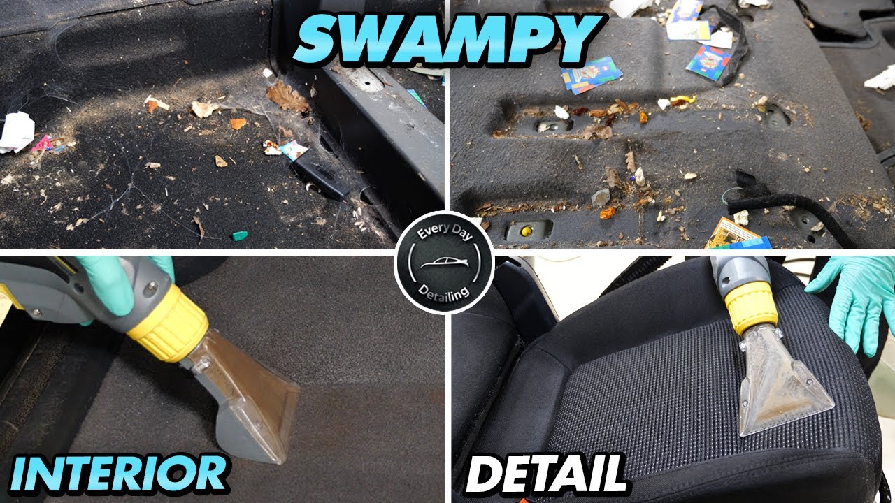 Deep Cleaning a Filthy/Dirty Car Peugeot Ep 30 Disaster Detail
