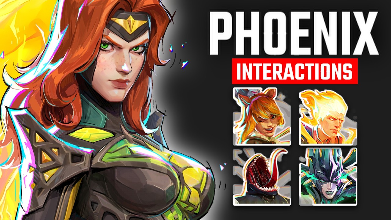 All PHOENIX Interactions (Jean Grey) | Marvel Rivals Season 3.0