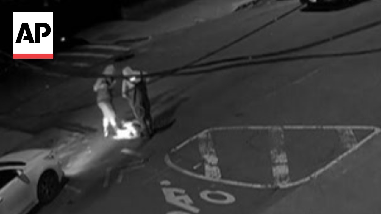 Video shows 3 people entering New York City sewers at night