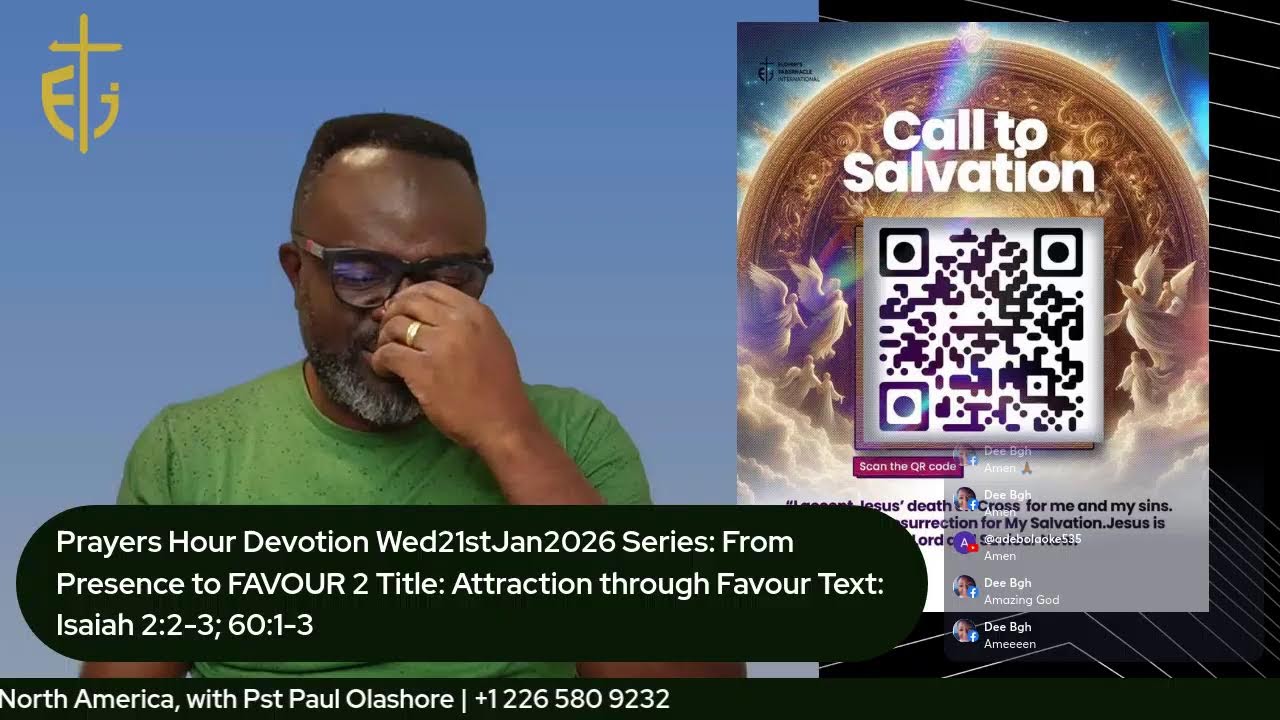 Prayer Hour Devotion (NA) We21stJan2026 with Paul Olashore