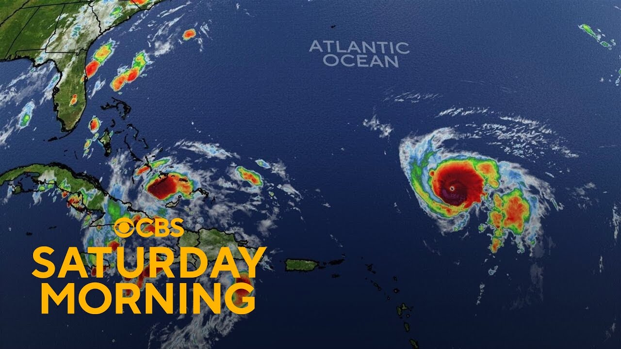 Hurricane Humberto intensifies in the Atlantic