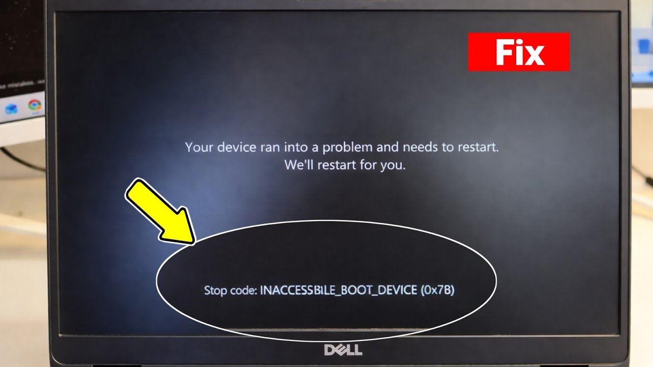 Fix INACCESSIBLE_BOOT_DEVICE Problem on Windows 11 | Device Ran Into a Problem and Needs to Restart