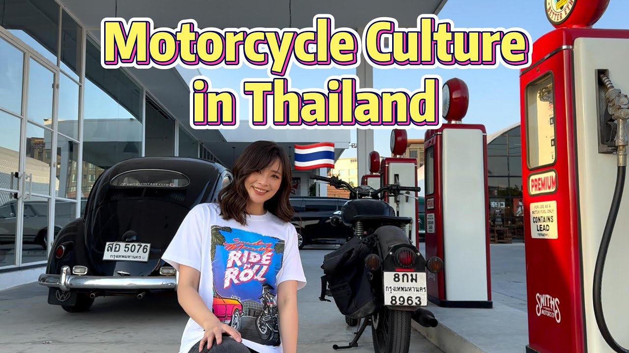 Exploring Bangkok's Motorcycle Culture | A Day of Riding & Custom Shops 🏍️🇹🇭  | Honda Cub House