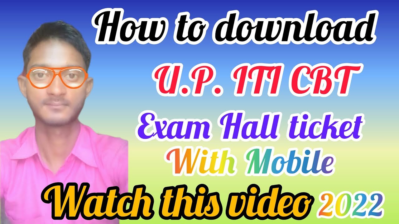 How to download iti ncvt CBT hallticket||#Rp_study_classes_and_videos| 2022