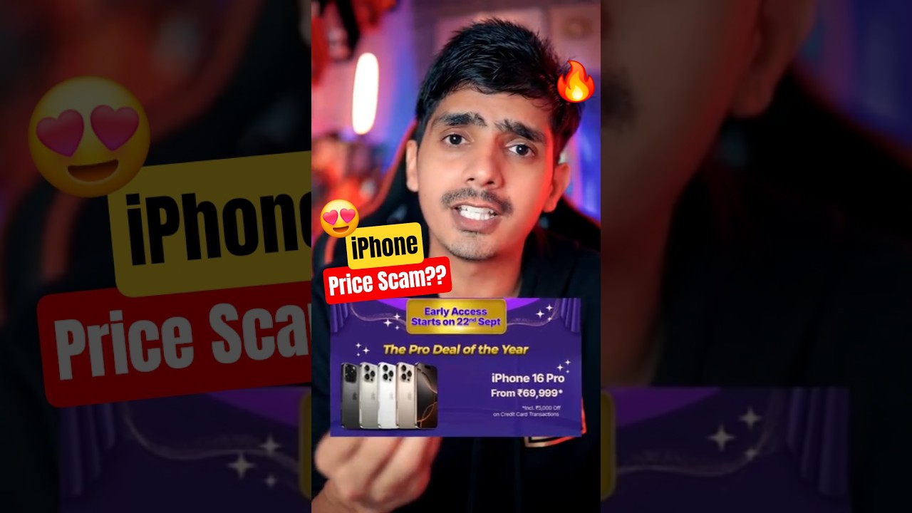 iPhone 16 Pro Price Drop Scam? Flipkart Big Billion Days Sale 🥺#bbdsale #iphone16 #iphone16pro