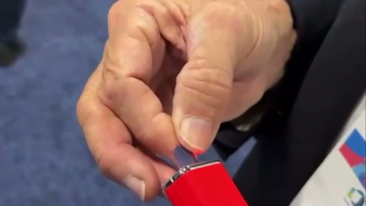 Someone has finally invented the fingernails from Total Recall (1990).