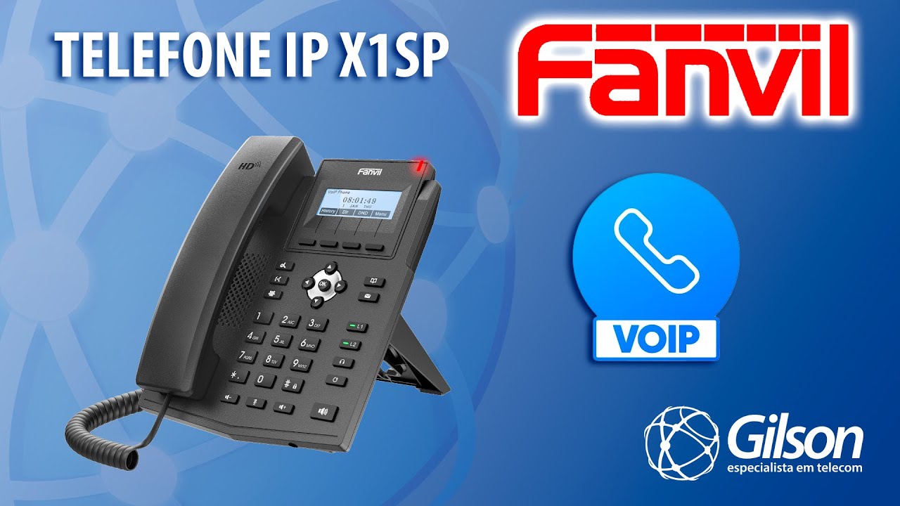 Telefone IP Fanvil X1SP (Unboxing e Configurações) VoIP