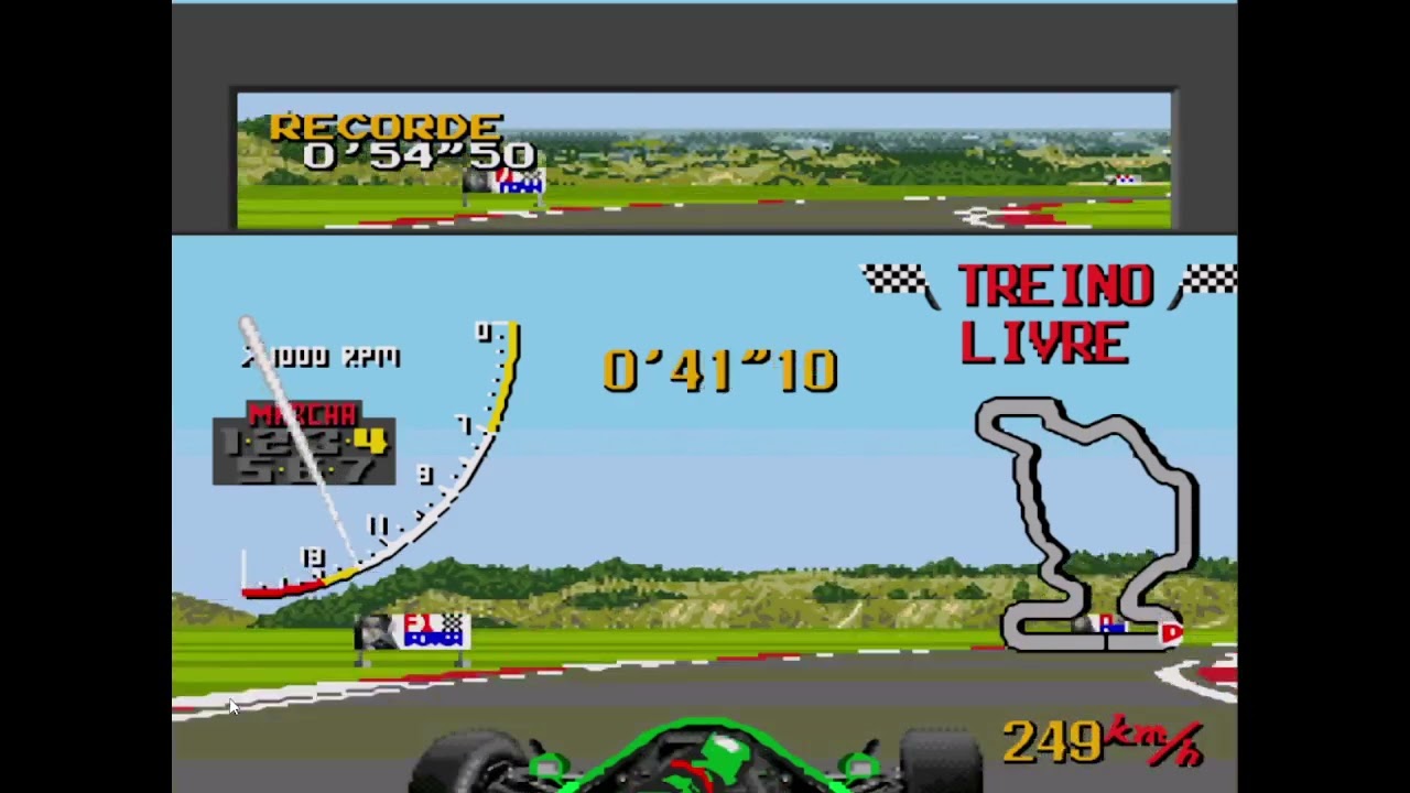 Super Monaco GP - Hack 1987 - Hungaroring Editada