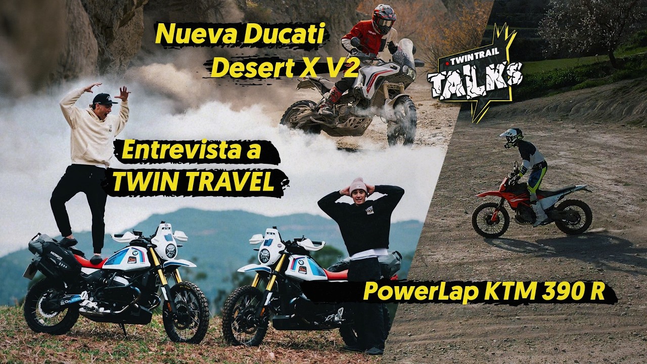 Entrevista a TwinTravel, nueva Ducati Desert X, y PowerLap de la nueva KTM 390 Adventure R