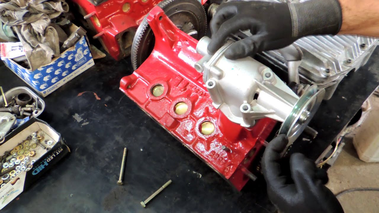 Adaptación bomba de agua  #FIAT 147 a #FIAT 600 S #SEAT #ABARTH
