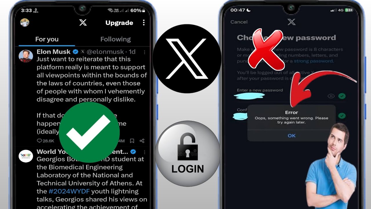 X (Twitter) Giriş Hatası Oops