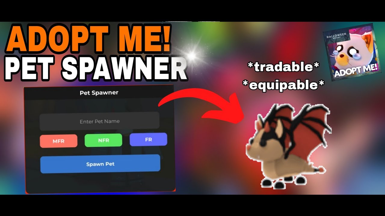 [NEW🎃] ADOPT ME SCRIPT FOR HALLOWEEN UPDATE | PET SPAWNER SCRIPT | SPAWN NEW PETS!