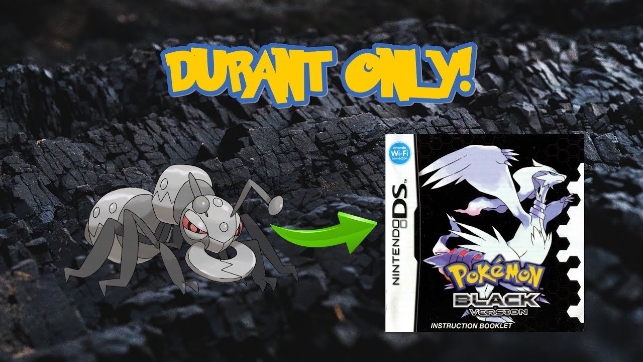 Can You Beat Pokémon Black Using Only Durant?