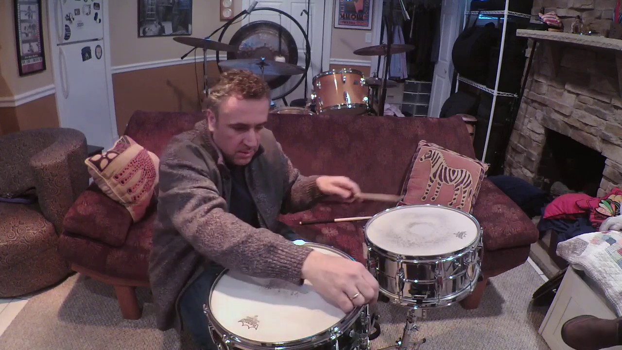 John Bonham SNARE DRUM TUNING VIDEO - Ludwig 6.5x14 SUPRAPHONIC