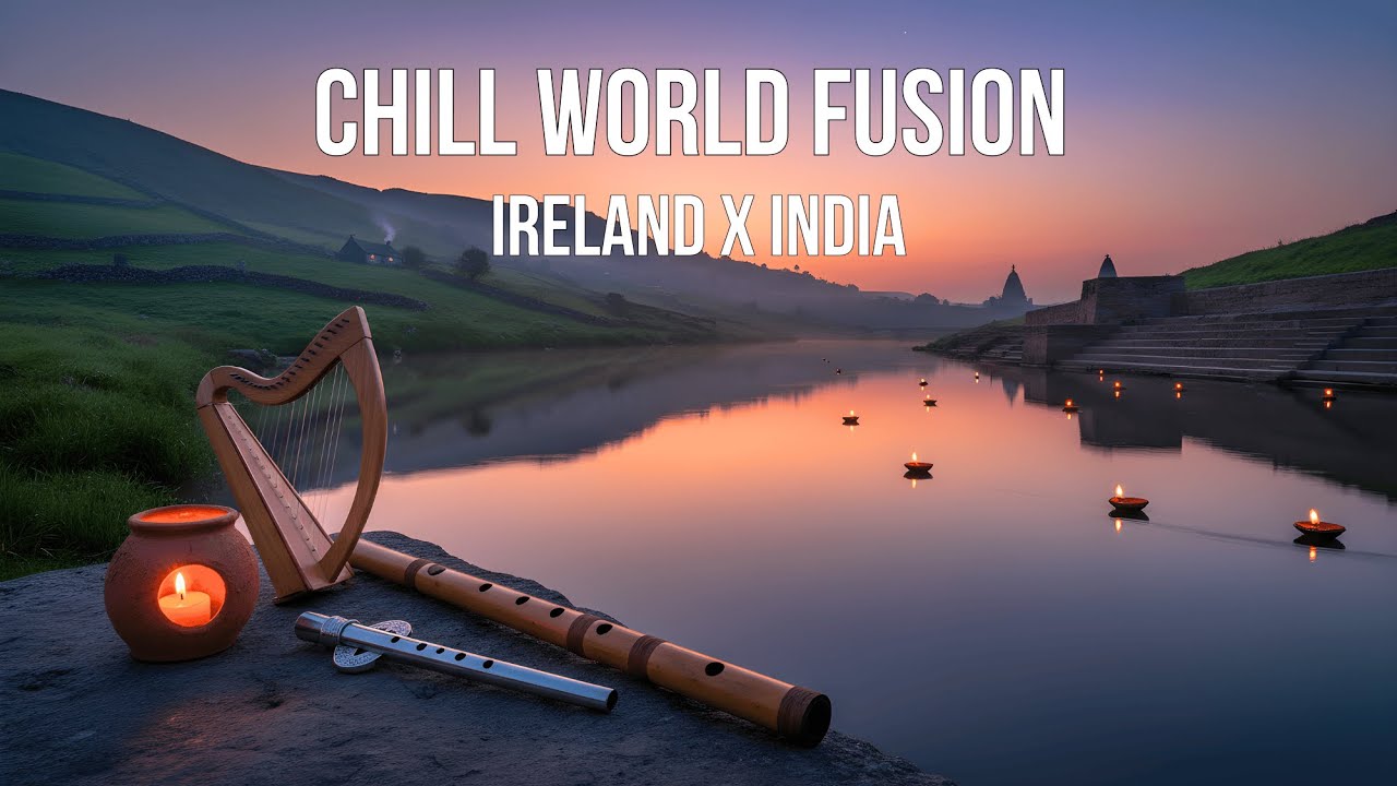River Echoes: Ireland x India Background Music – Chill World Fusion (Whistle & Bansuri)