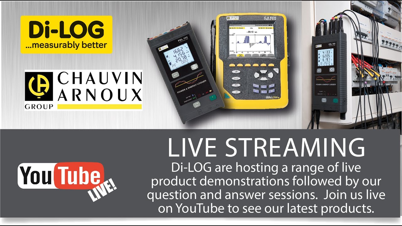 Di LOG & Chauvin Arnoux - Energy Monitoring Made Easy
