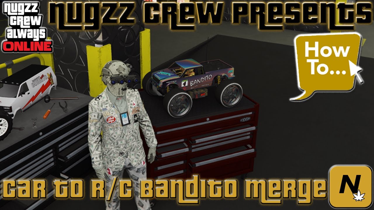 Grand Theft Auto V Online: How To Car 2 R/C Bandito Merge