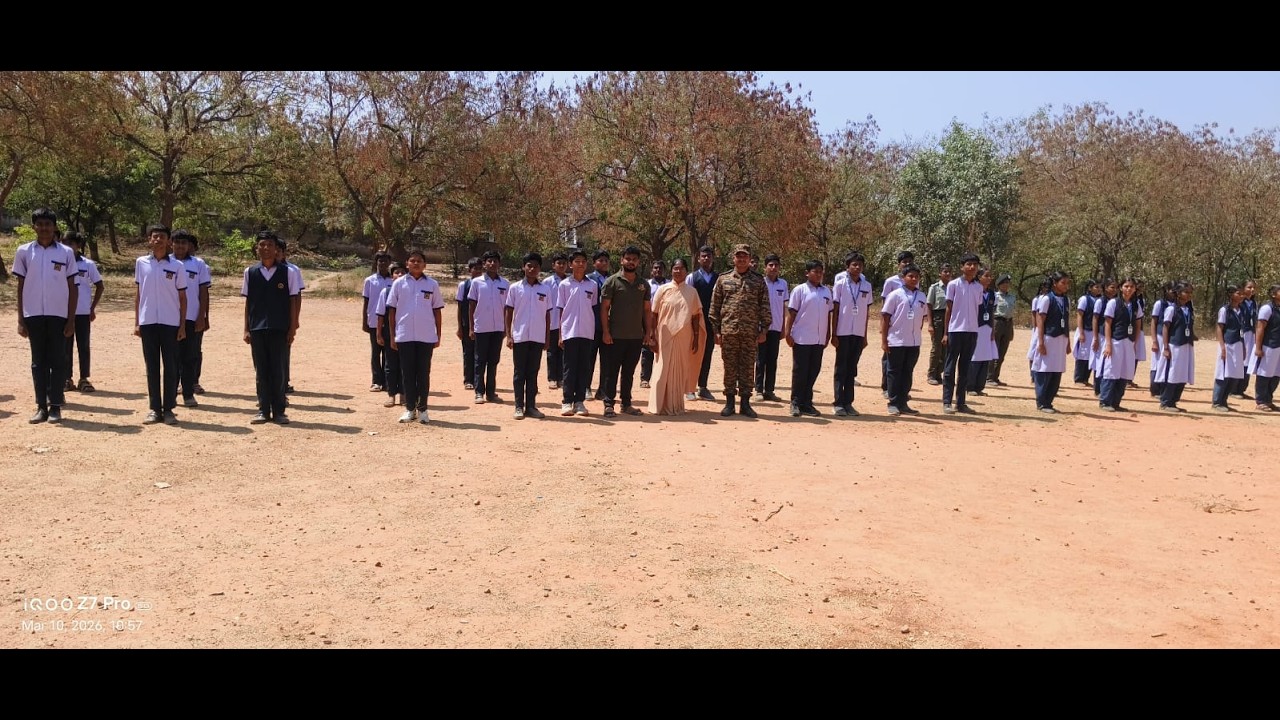 NCC training session by NCC officer...