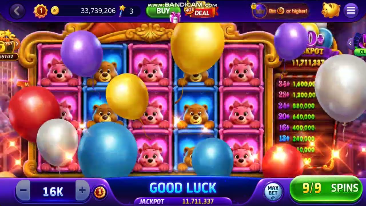 Teddy's Balloon Party | FG | DoubleU Casino