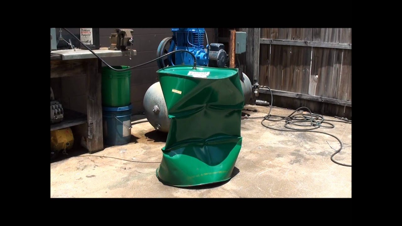 Imploding a 55 Gallon Drum